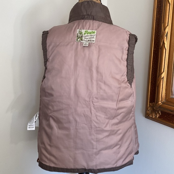 Eddie Bauer Vest Yukon Model Women`s 550 Fill Power Goose Down Puffer Zip M - Picture 6 of 12